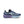 Blue and purple running shoe on a white background