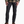 Person wearing dark grey pants with a flannel and brown boots against a white background.
