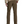 Back view of a person wearing ark khaki pants and a light cream colored shirt against a white background.