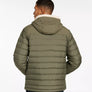 LL Bean Men's Mountain Classic Down Hooded Sherpa Lined Jacket (511960)