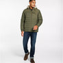 LL Bean Men's Mountain Classic Down Hooded Sherpa Lined Jacket (511960)