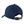 Navy blue cap with a reflective strap on a white background
