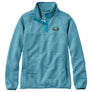 LL Bean Women's Airlight Knit Pullover Smokey Blue Heather (506463)