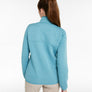 LL Bean Women's Airlight Knit Pullover Smokey Blue Heather (506463)