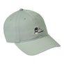 Light green cap with a duck logo on a white background