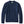 Long sleeve navy blue sweater against a white background.