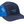 two tone navy blue baseball hat with an LL Bean logo patch on the front against a white background