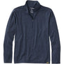 LL Bean Men's Everyday SunSmart® Tee, Long-Sleeve Quarter-Zip (521685)
