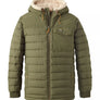 LL Bean Men's Mountain Classic Down Hooded Sherpa Lined Jacket (511960)