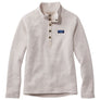 LLBean Women's Lakewashed Double Knit Quarter Snap (523200)