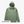 Green sweatshirt with a hood and a face covering that has AFTCO written on the sleeve in a pale green color.