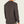 Back view of a person wearing a black long sleeve waffle knit shit against a white background.