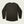 Back view of a black long sleeve shirt against a white background.