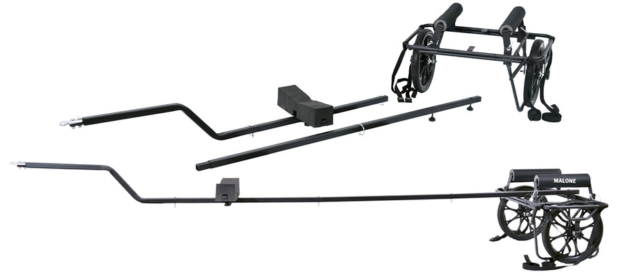 Malone Forge Bunk Style Canoe/Kayak Cart with Bike Tow Bar (MPG2123)