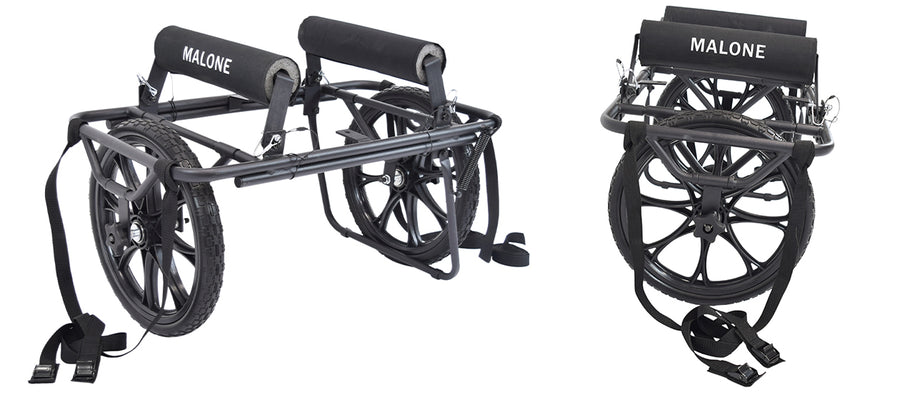Malone Forge Bunk Style Canoe/Kayak Cart with Bike Tow Bar (MPG2123)
