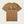 Back view of a brown t-shirt that has a fuck on it and a Marsh Wear logo against a white backgroud.