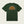 Dark green t-shirt that has Marsh Wear written inside half a saw blade that is attached to a log that says field goods against a beige background.