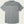 Back view of a light grey denim shirt with a blank background