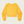 Mustard yellow cropped sweatshirt against a white background.