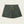 Dark grey skort with a drawstring on a blank background