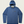 Blue 1/4 zip hoodie that has a Marsh Wear logo patch on the front right pocket side.