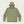 Green 1/4 zip pull over hoodie on a beige background