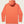 Orange long sleeve with a hood against a beige background