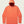 Orange hooded long-sleeve shirt on a light beige background