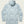 Backside of a gray camo long sleeve with a hood on a beige background