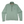 Green 1/4 zip pull over sweatshirt against a white background