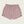 Dusty brown shorts with a small logo on the side against a white background