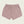 Dusty brown shorts with a pocket on the back against a beige background