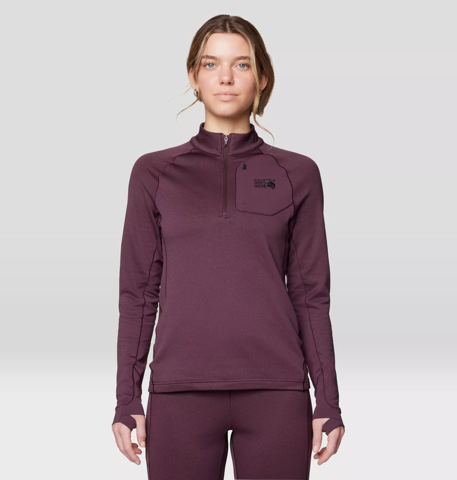 Mountain Hardwear Women's Up First Tech Fleece Quarter Zip (2114031)