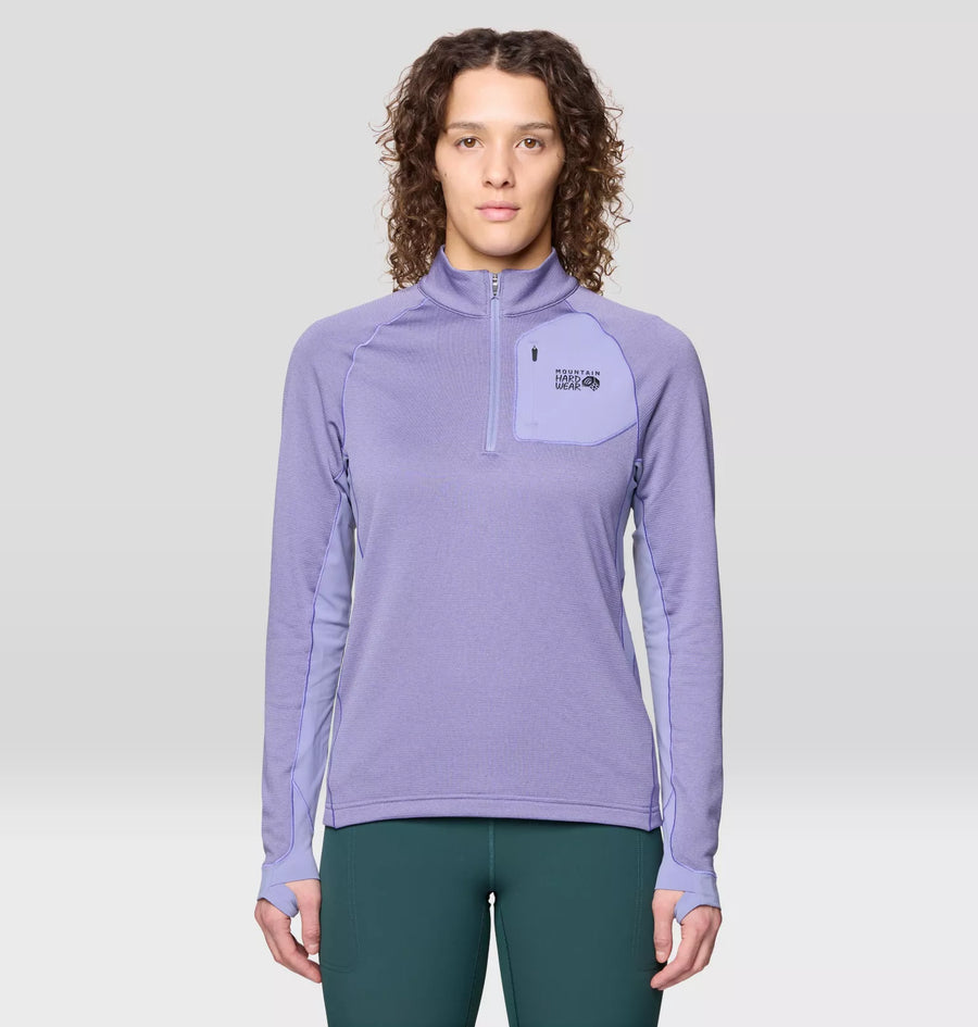 Mountain Hardwear Women's Up First Tech Fleece Quarter Zip (2114031)