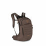 Brown Osprey backpack on a white background