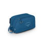 Blue Osprey travel bag on a white background