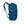 Blue backpack on a white background