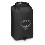 Black Osprey dry bag on a white background
