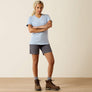 Ariat Women's Rebar Cotton Strong V-Neck Short Sleeve Tee (10071283)