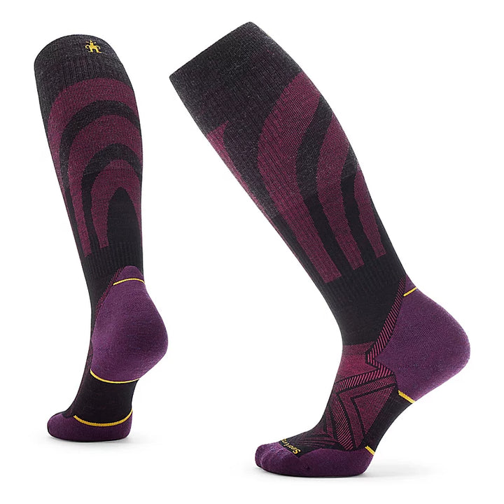 Smartwool Women's Run Compression Over The Calf Socks Targeted Cushion (SW0022760011)
