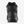 Back view of an all black shoe with a Salomon logo on the outside heel of the shoe against a white background.