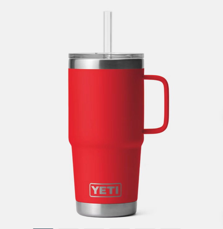 Yeti Rambler 25 oz Mug with Straw Lid