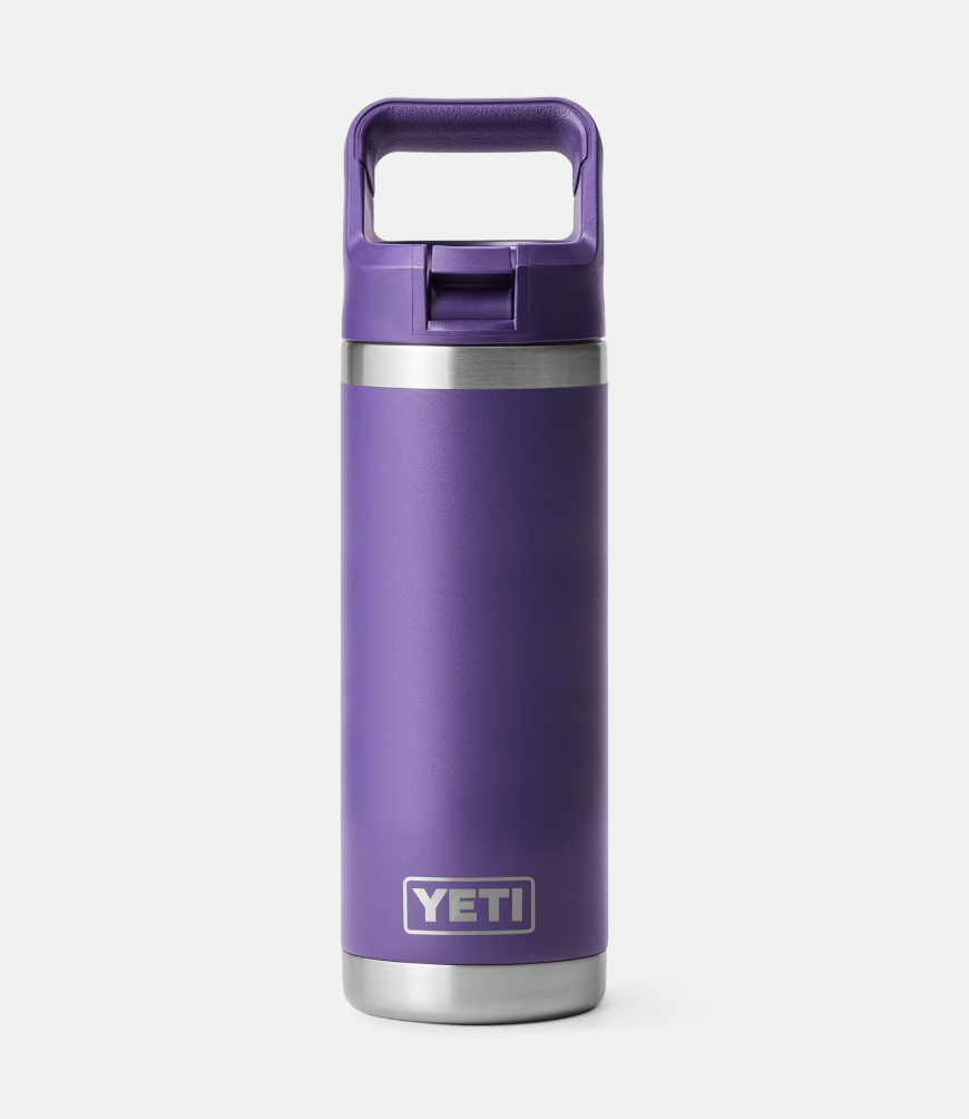 Yeti Rambler® 18 Oz Water Bottle With Color Matched Straw Cap
