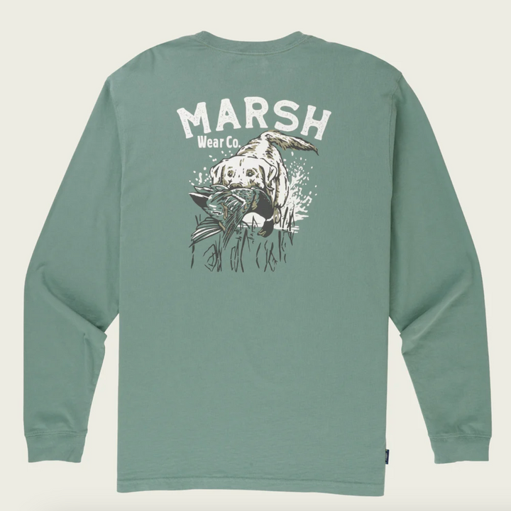 Marsh Wear Men's Red Catch Long Sleeve (MWT2039)