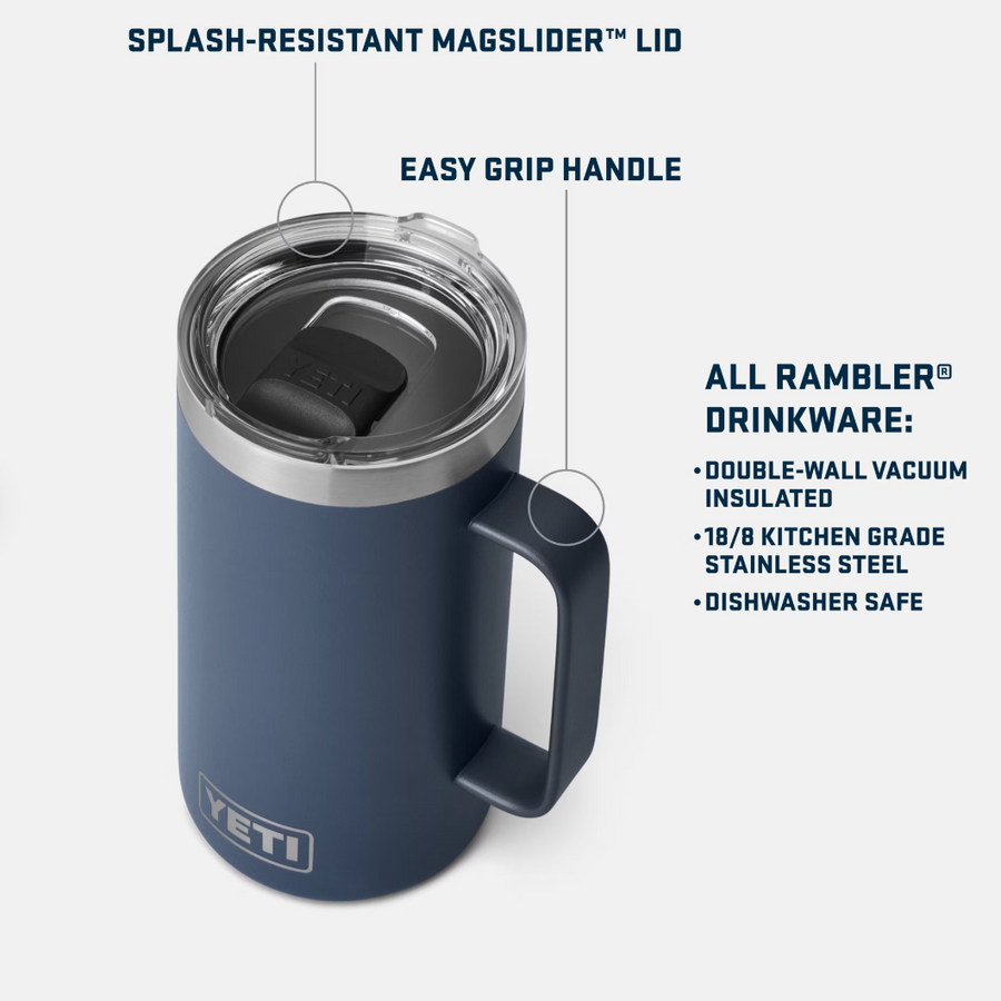Rose Color Yeti Yeti Rambler 24oz Mug – Wind Rose North Ltd. Outfitters