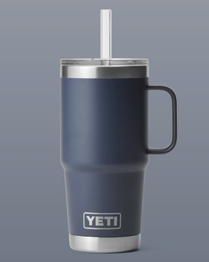 Yeti Rambler 30 oz Stainless Steel Rambler Travel Mug Cup Large With Straw  Lid
