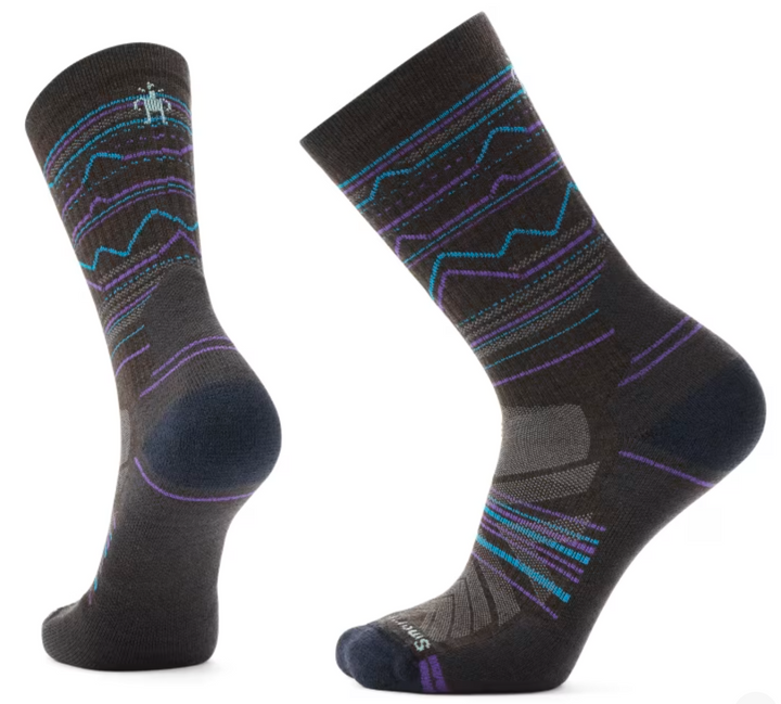 Smartwool Hike Mountain Range Pattern Crew Socks (SW001615207)