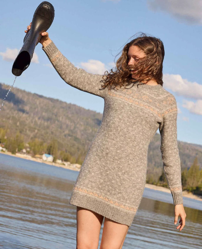 Toad&Co Toddy Crew Sweater Dress (T1781303)