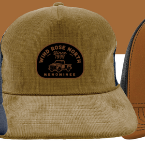 Wind Rose North 5 Panel Corduroy Hat