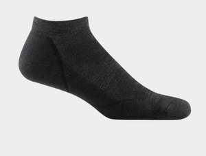 Darn Tough Men's Light Hiker No Show Lightweight Hiking Socks (1990) (Black)